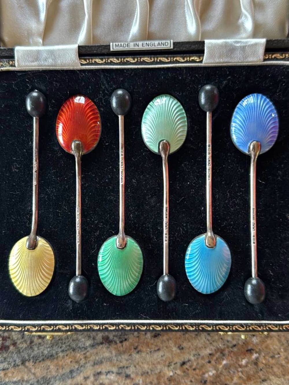WANTED Guilloche silver spoons